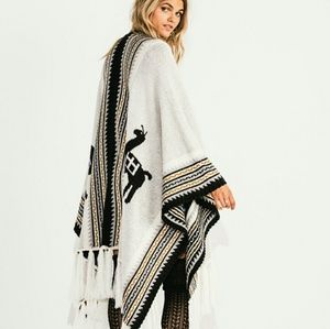 Jen's Pirate Booty Llama Poncho